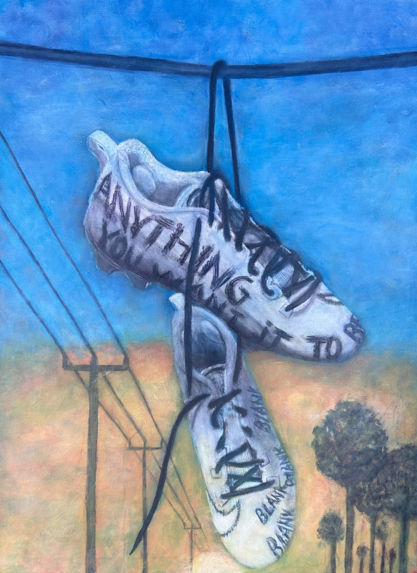 Anything You Want It To Be — Oil on canvas by Blank