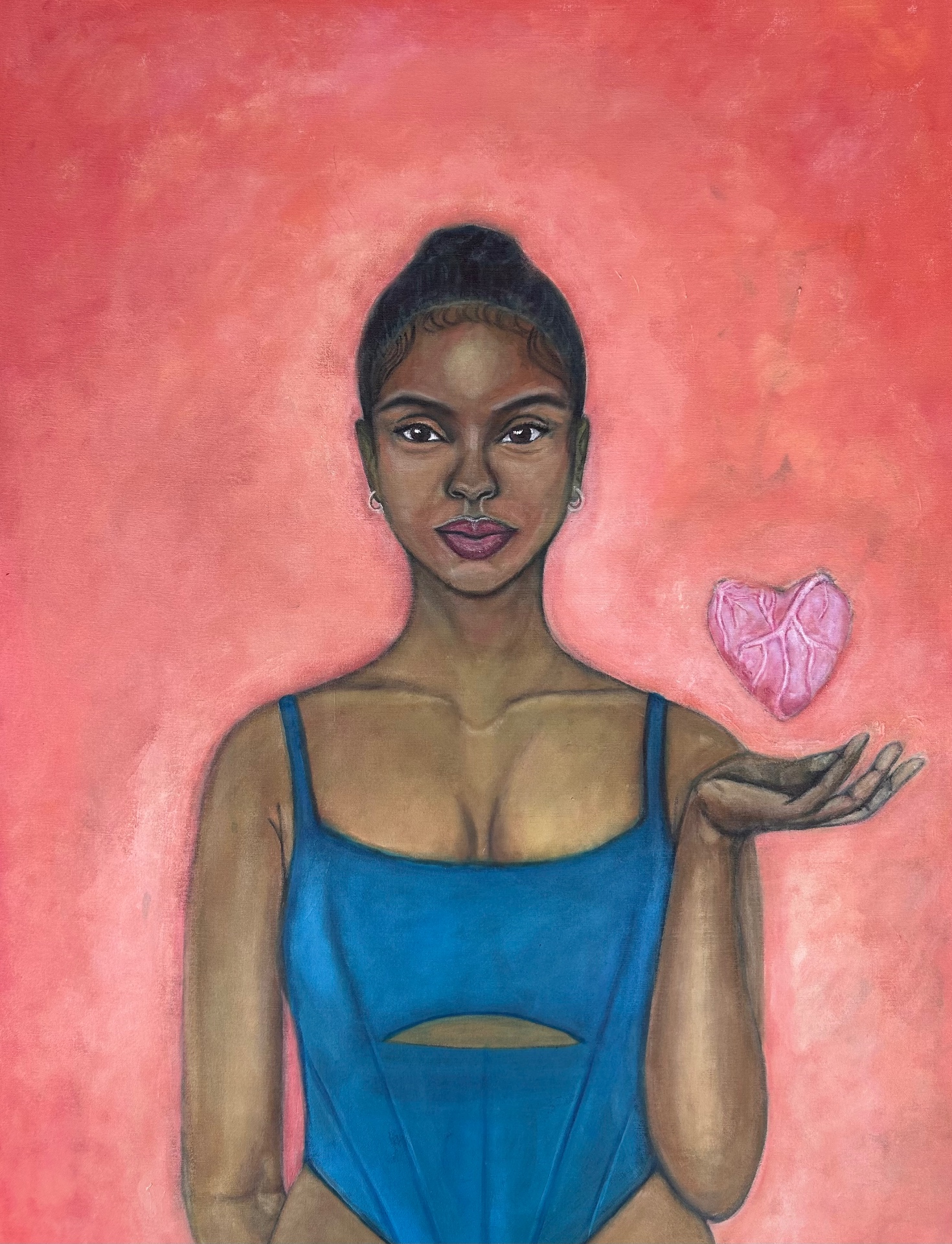 Muse — Oil on canvas by Blank