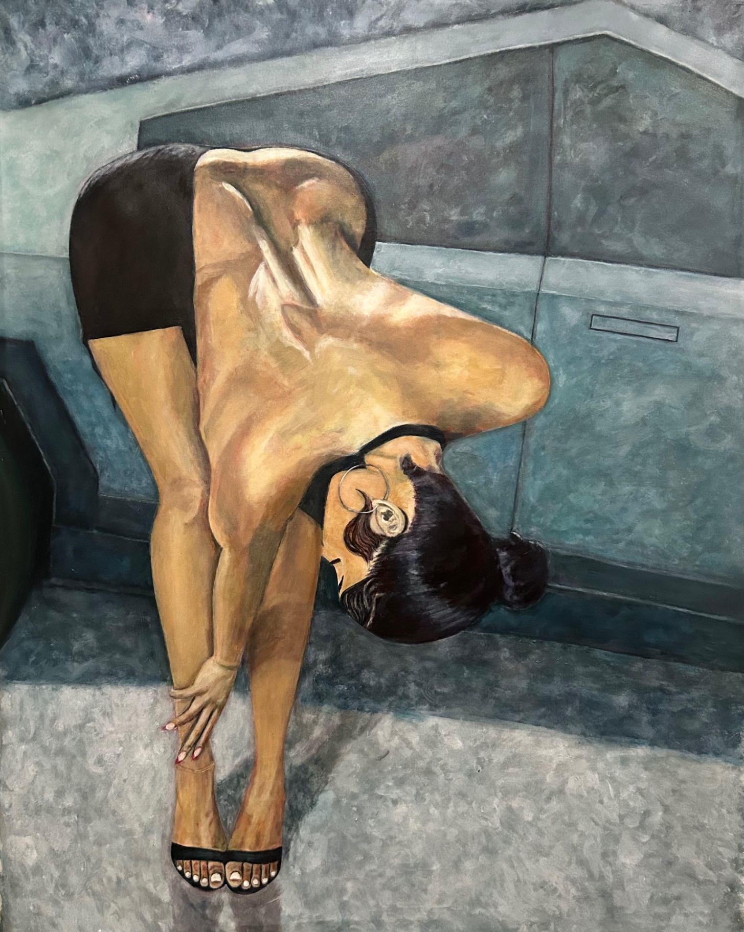 Bend — Oil on canvas by Blank